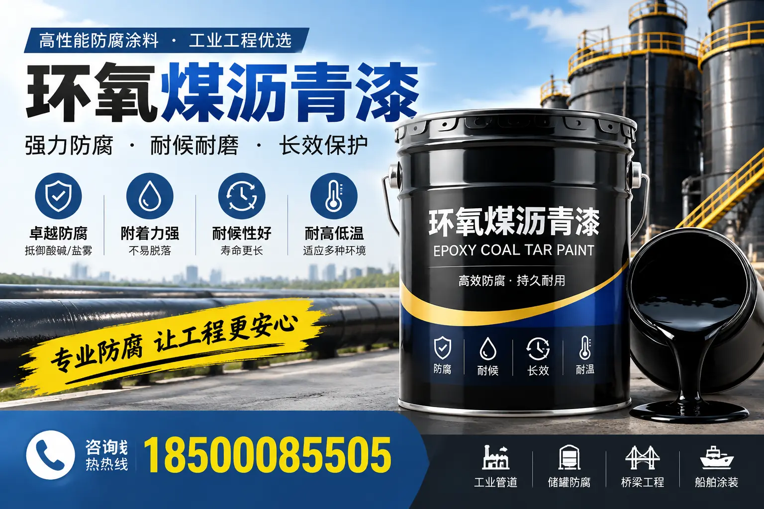 环氧煤沥青漆的施工方法与注意事项，确保在六安顺利完成